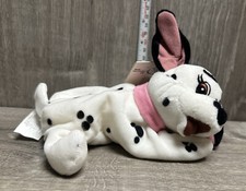 Vtg Disney Store 101 Dalmatians  Jewel   Bean Bag Plush  7" Stuffed Animal Toy