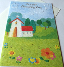 Christening Day Greetings Card......On A Joyful Christening Day