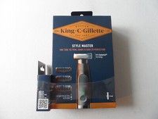 TOP King C Gilette Style Master Rasiergerät + 1 Rasierklinge zusätzlich NEU OVP
