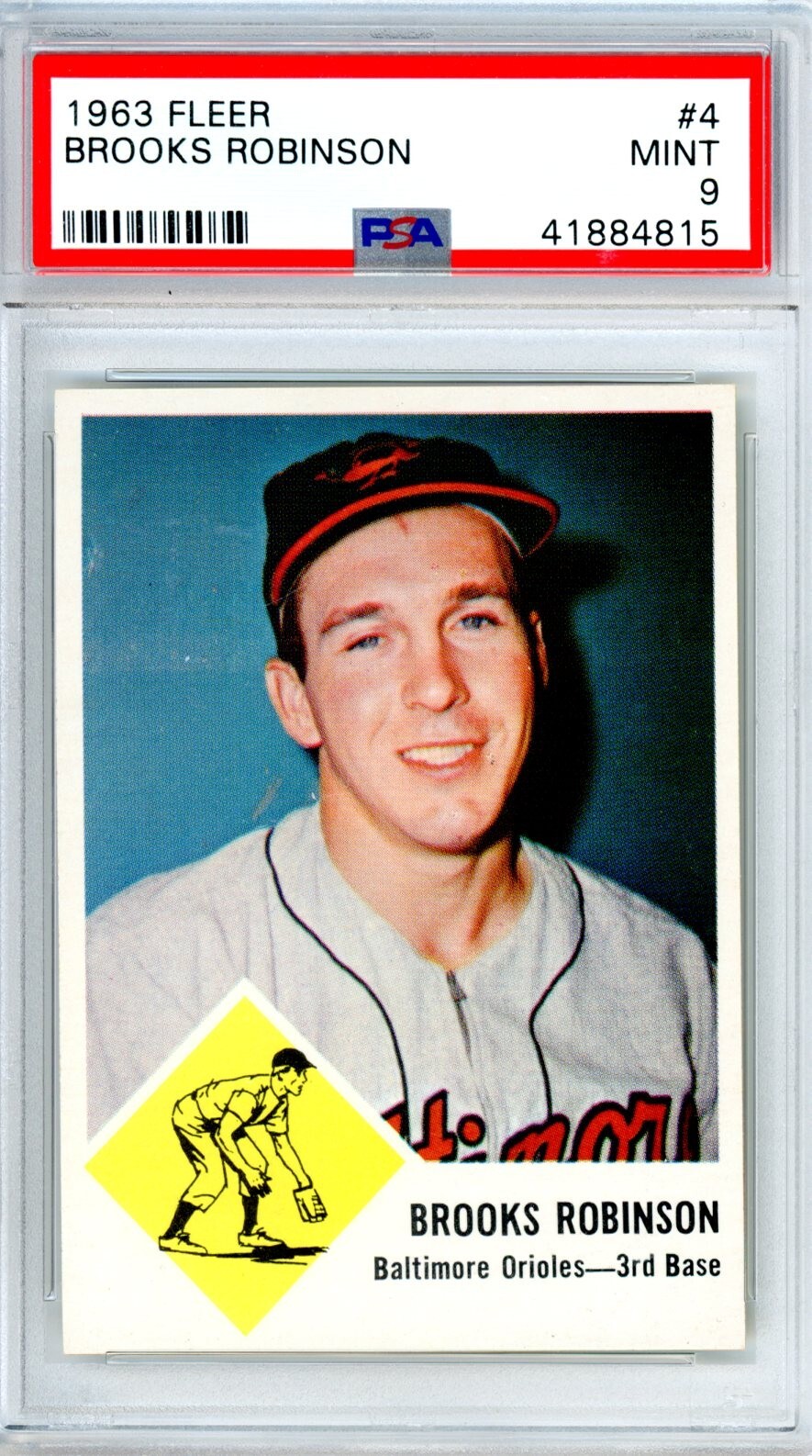 1963	Fleer	Brooks	Robinson	4	PSA 9	Orioles	12944