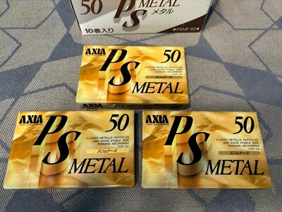 AXIA PS 50 ( metal )  Audio Cassette Tape Type lV - 3 ps
