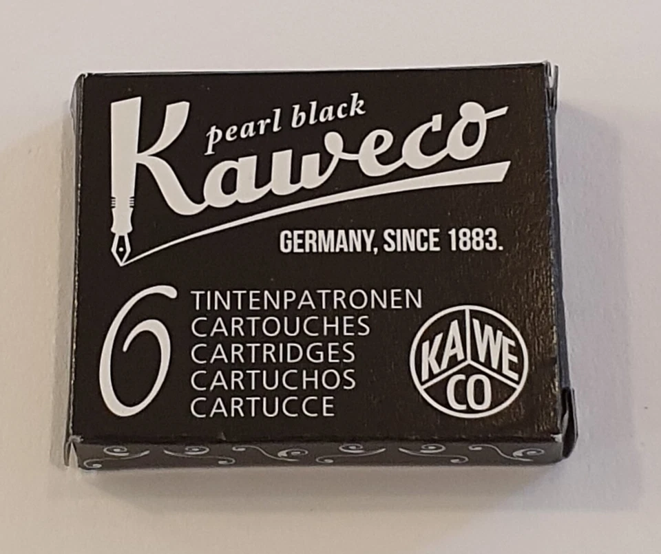 Kaweco Tintenpatronen pearl black 6-er