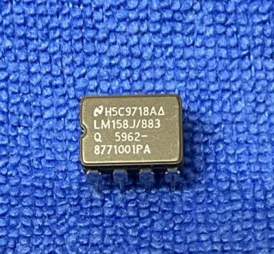 NSC ~ LM158J/883 ~ OPERATIONAL AMPLIFIER, 2 FUNC, 7000UV OFFSET-MAX, BIPOLAR,