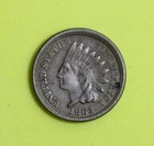 1863  Indian Head One Cent Coin, #P01280