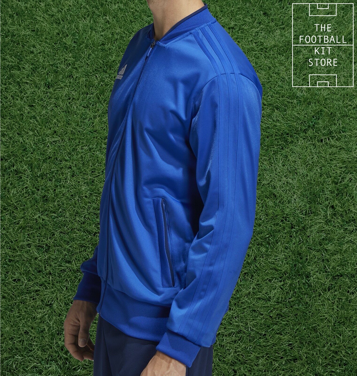 adidas Condivo Track Top Blue Football Training Jacket Mens All