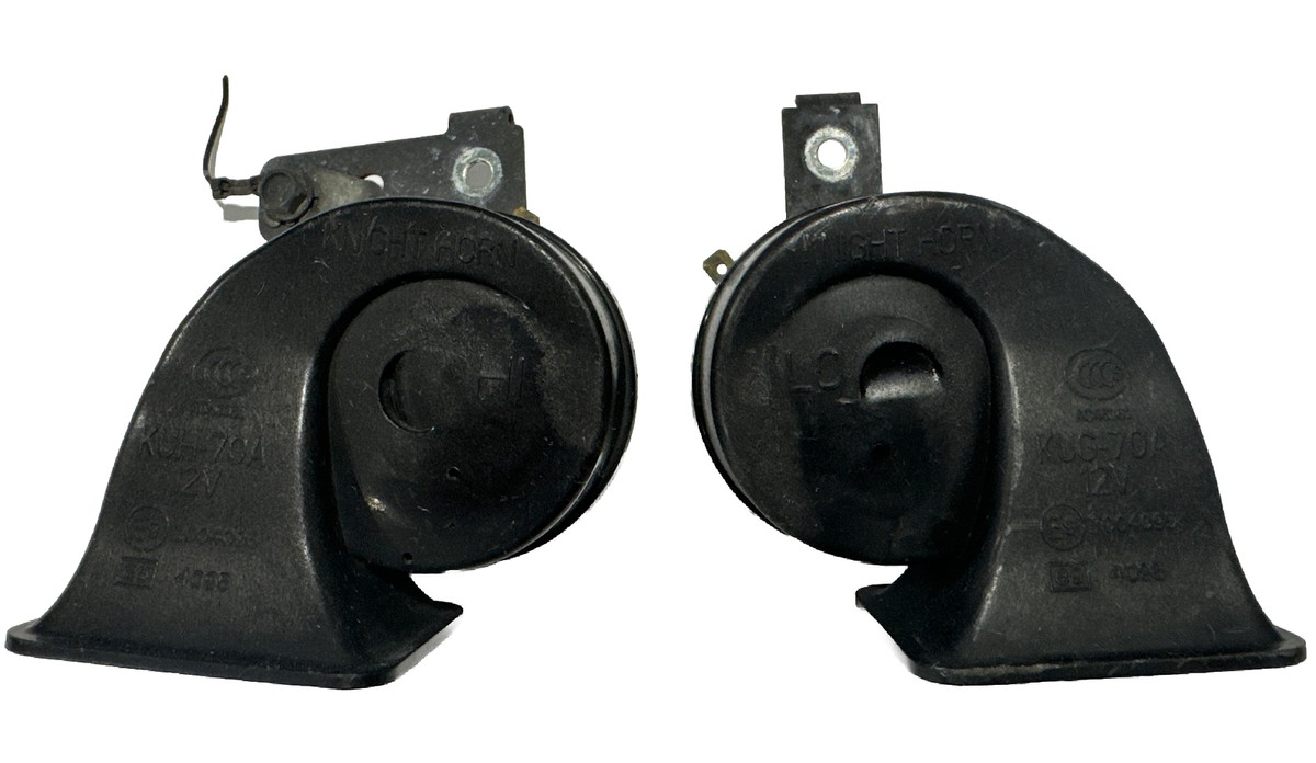 2016-23 MAZDA CX9 PAIR FRONT HIGH & LOW NOTE TONE HORN SIGNAL OEM