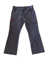 Dickies Medical Scrub Pants Gray Regular Bootcut Women  s SZ 30x26 Good Condition