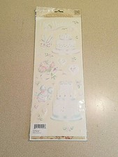 K Company Our Wedding Images Line Embossed Scrapbook Stickers 552203 NEW 