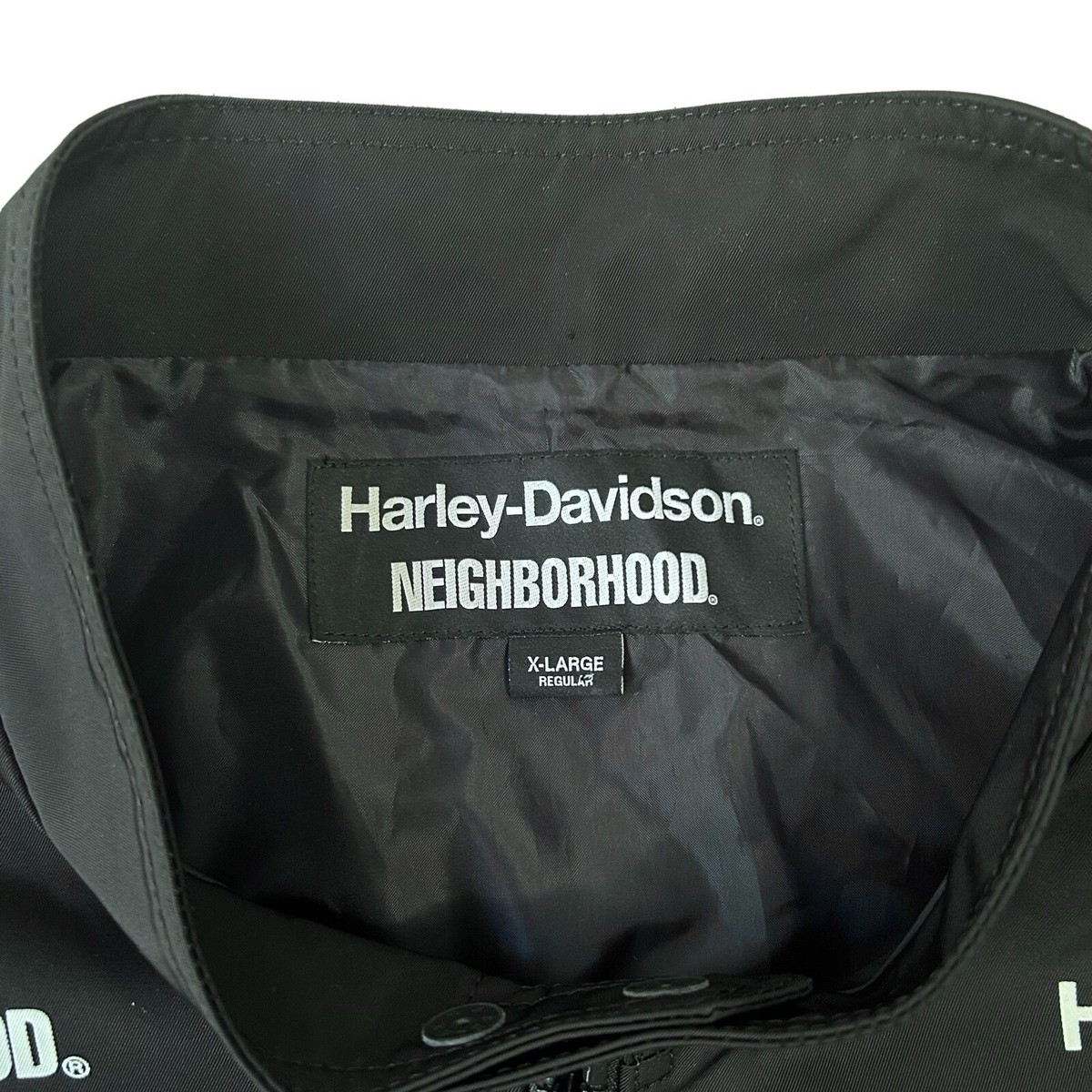Neighborhood x Harley Davidson Men's Size XL Racing Bones Jacket