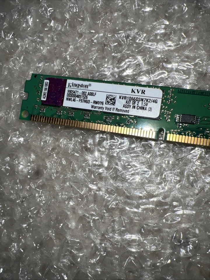 KINGSTON KVR1066D3N7K2 / 4G - Image 2 of 4