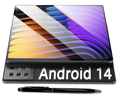 Tab 10Inch Android 14 Tablet PC 8-Core 16GB+256GB 8000mAh 5G WiFi+4G LET GPS/OTG