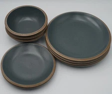 DANSK Santiago Grey Stoneware Coupe Soup Bowl, Dinner Plate, Salad Plate *SELECT