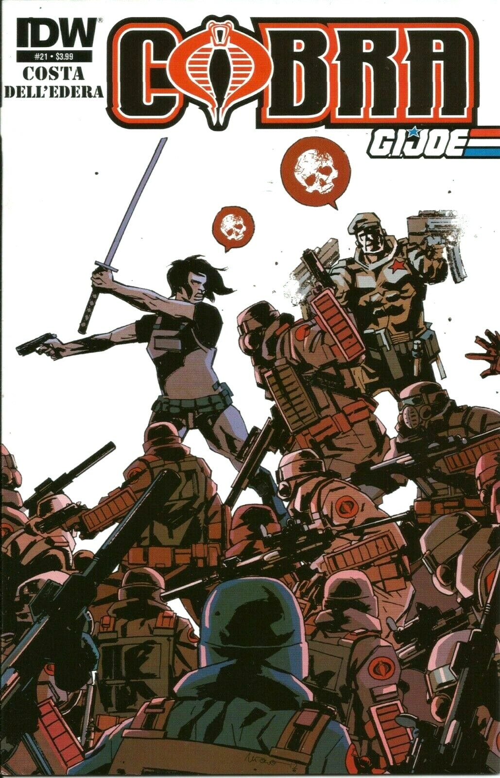 COBRA #21 (G.I. JOE)  ANTONIO FUSO REG COVER / IDW / JAN 2013 / N/M / 1ST PRINT