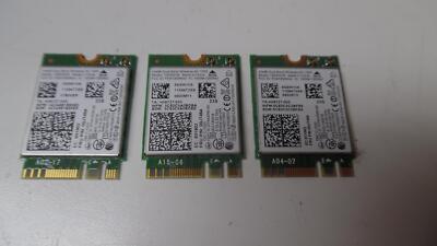 3 X Intel Dual Band Wireless-AC 7265 7265NGW WIFI + Bluetooth 4.0 NGFF 00JT464