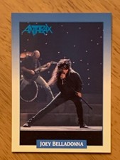 Rock Cards #139 Joey Belladonna Anthrax trading card