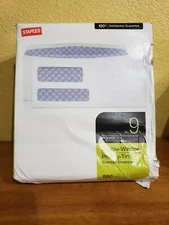 STAPLES No. 9 DOUBLE WINDOW PRIVACY TINT ENVELOPES, 400+ QTY
