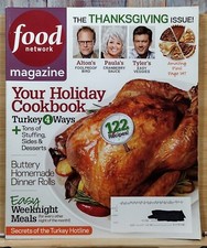 Food Network NOVEMBER 2010 YOUR HOLIDAY COOKBOOK 122 Recipes w/ Booklet