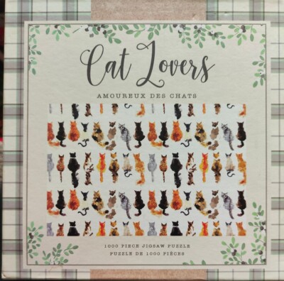 Laura Ashley ''Katzenliebhaber'' 1000-teiliges Puzzle NEU/VERSIEGELT
