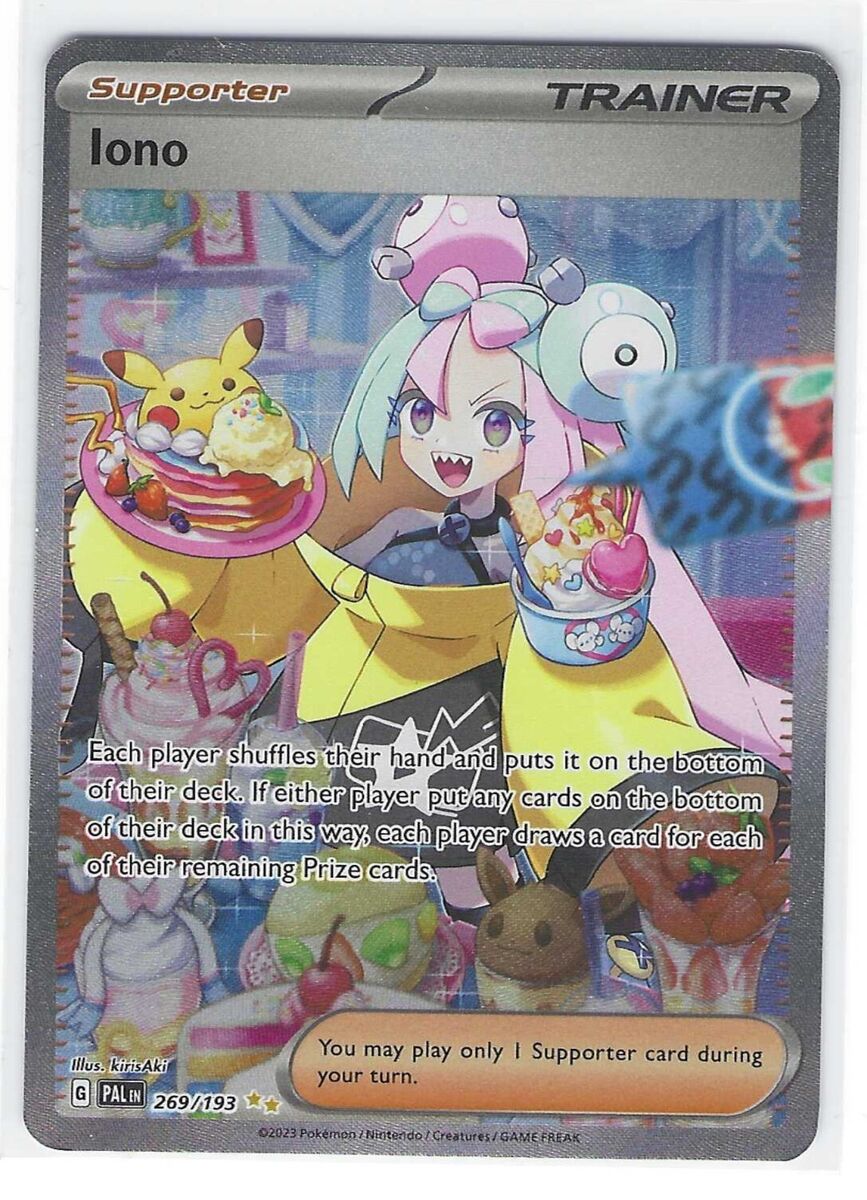 Iono (Special Illustration Rare) 269/193 Pokémon Scarlet Iono (Special Illustration Rare) 269/193 Pokémon Scarlet