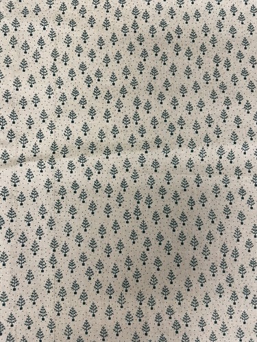 ⚜️Green & Beige Trees Fabric Combo Cotton Quilt Crafts Fabrics 2+ yds - Picture 4 of 9