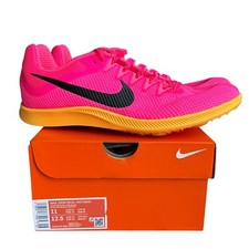 Nike Zoom Rival Distance Size 8-13 Men's Track Spikes Pink/Orange DC8725-600