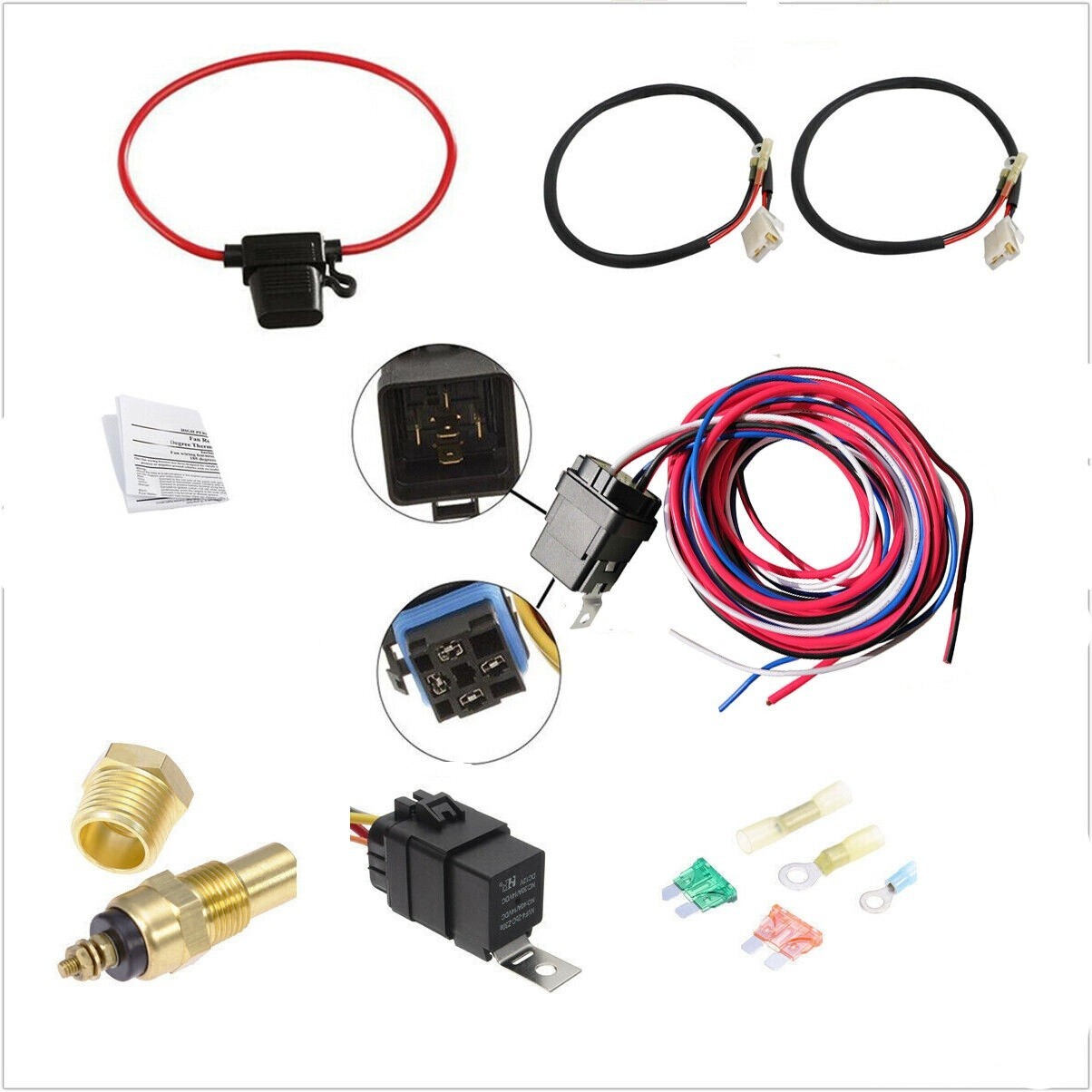 175195 Electric Engine Fan Thermostat Temperature Relay Switch Sensor