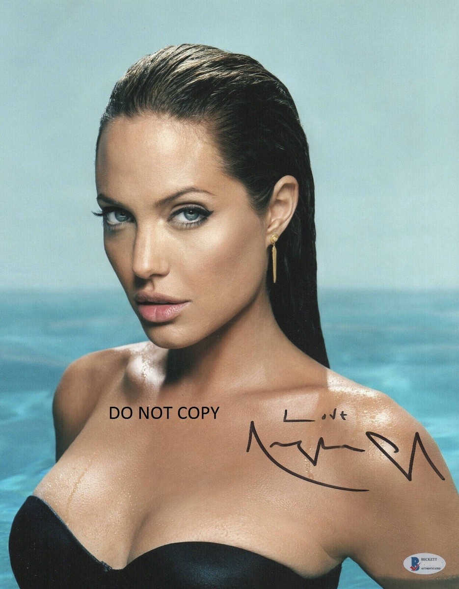 ANGELINA JOLIE Autographed Signed 8x10 Reprint Photo #1 !! | eBay