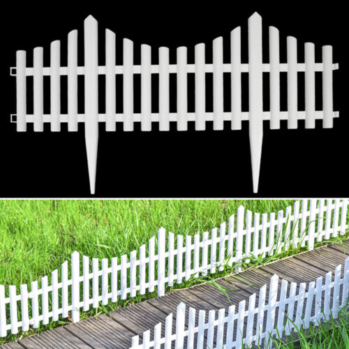 Plastic Garden Fence Panel Landscape Edging Interlocking Border for Yard Decor - Picture 2 of 20