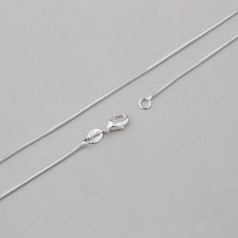 NEU 1 Stck. Design Schmuck Teile Schlange 925 Silber vergoldet Halskette Ketten Anhänger