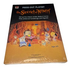 1982 THE SECRET OF NIMH WHITMAN PRESS OUT PLAYSET SEALED NIB RARE