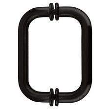 Oil Rubbed Bronze 6" Tubular Back-to-Back 3/4" Diameter Shower Door Pull Handles