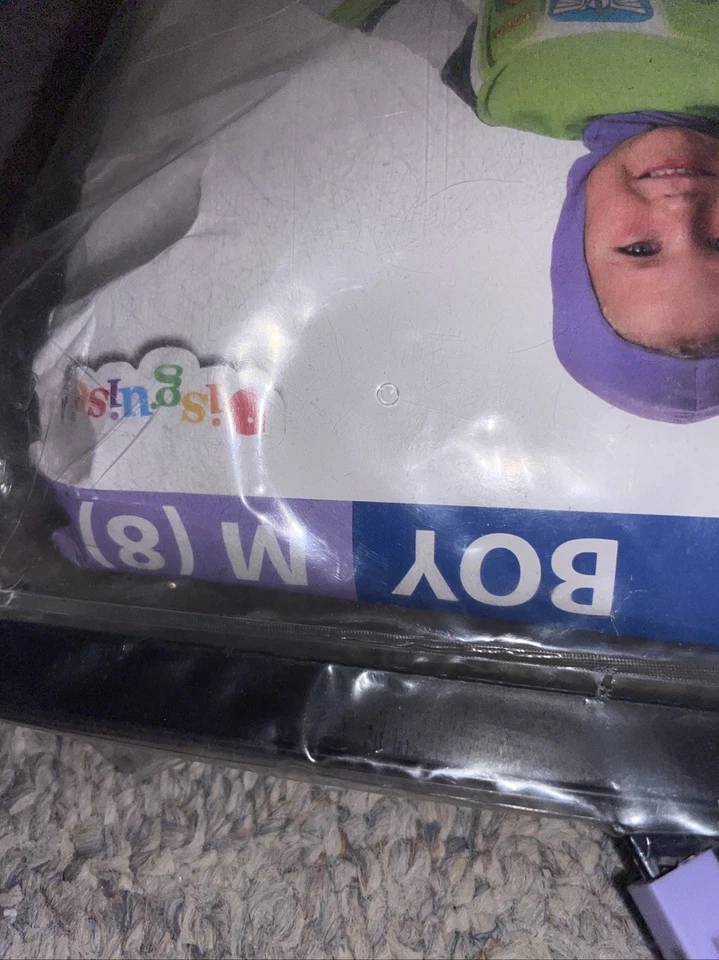 Fantasia de Halloween infantil Toy Story Buzz Lightyear tamanho M 8 nova no pacote - Imagem 2 de 3