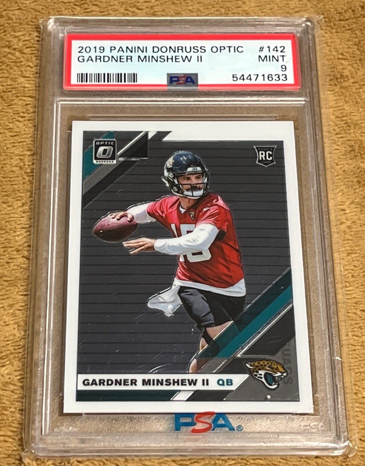 2019 Panini Donruss Optic #142 Gardner Minshew II PSA 9