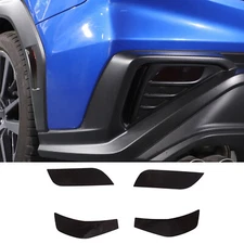 For Subaru WRX 2022-2023 Rear Wheel Wheel Arch Reflector Trim PVC 4PCS