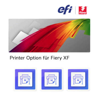 efi Printer Option M x3 für Fiery XF & 3 Drucker bis zum Format A2 | MwSt.-Rng.
