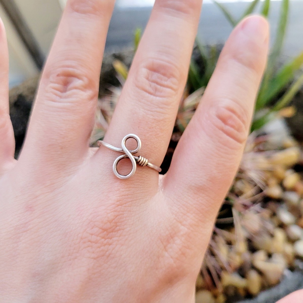【SCENERITY】Infinity silver ring Silver Infinity Ring | eBay