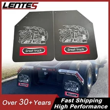 New 2PCS Angled 24" x 30" Mud Flaps Mudguards For Semi Truck Trailer-Great Truck