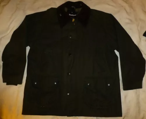 Original England MEN's Barbour Tartan Waxed Cotton Bedale Wax Jacket C42 NWOT