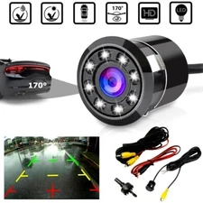 Car Rear View Backup Reverse Camera 170� CMOS 8 LED HD Night Vision Waterproof