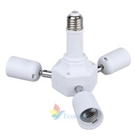 1 To 3 Adjustable E27 Screw Light Lamp Bulb Adapter Holder Socket Head Splitter on sale 1 To 3 Adjustable E27 Screw Light Lamp Bulb Adapter Holder Socket Head Splitter on sale