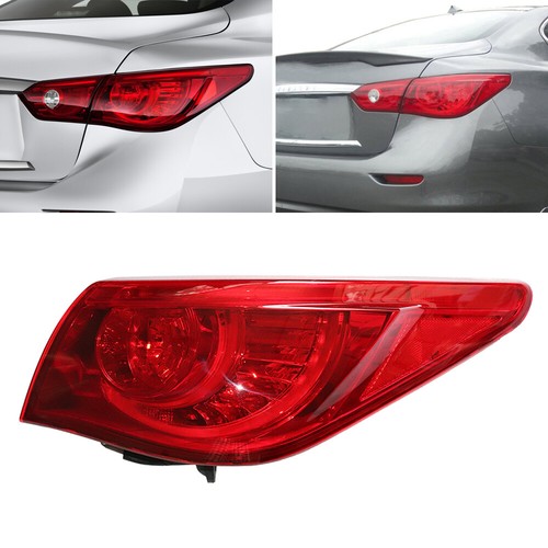 Fit Infiniti Q50 Q50s Right Rear Outer Tail Light Lamp 2014-2017 Passenger Side