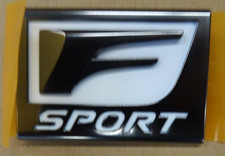 New Genuine Oem Toyotalexus F Sport Driver Front Fender Nameplate 75362-30011 New Genuine Oem Toyotalexus F Sport Driver Front Fender Nameplate 75362-30011