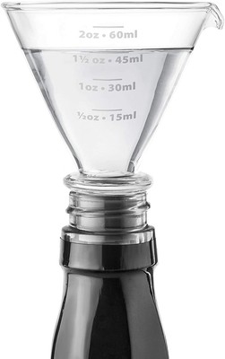 Final Touch Martini Jigger &Bottle Stopper Cocktail Liquor Measure (993)