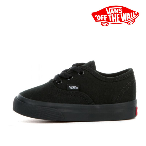 NEW VANS AUTHENTIC TD BLACK BLACK  INFANT SIZE SALE 100% AUTHENTIC NO BOX