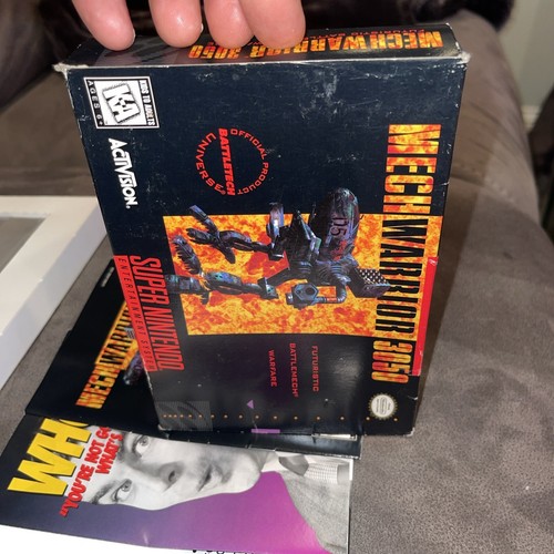 MechWarrior 3050 (Super Nintendo Entertainment System Game Complete CIB SNES ! - Picture 9 of 17