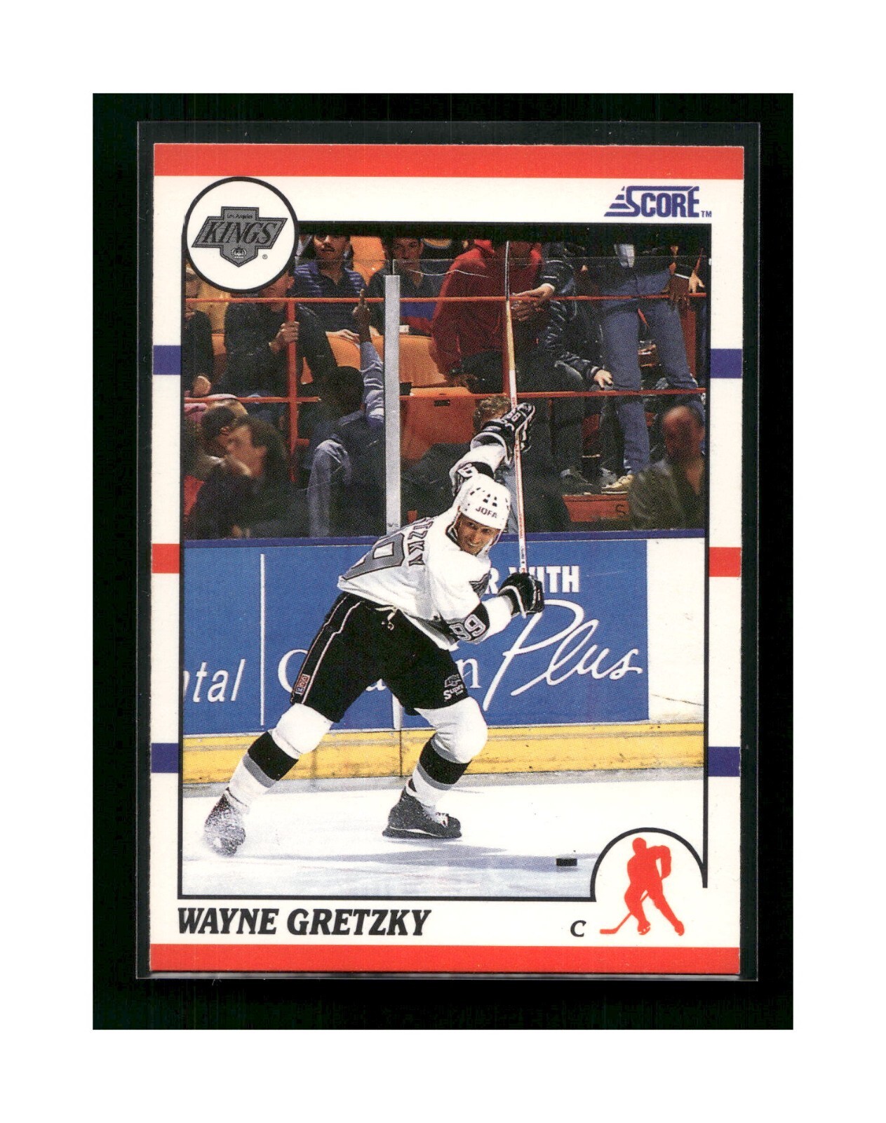 1990-91 Score Canadian Wayne Gretzky #1 Los Angeles Kings HOF