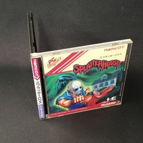 Namco Co. Ltd. PCENGINE Soft Splatter House Used