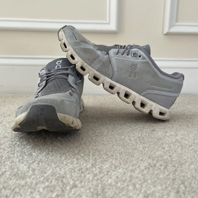 On Running Cloud 5 Women Running Shoes Size 7 Heather / Fossil Sneaker 59.97685