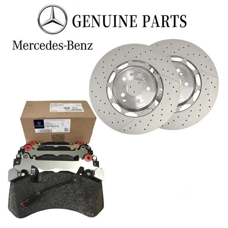 OEM Mercedes Benz S63 & S65 AMG Front & Rear Brake Pads & Rotors Kit - Genuine - Image 2 of 4