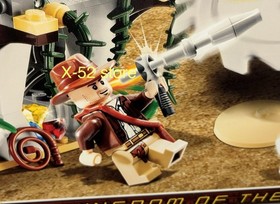 Indiana Jones Lego Set 7626 Jungle Cutter w 4 minifigs Indy Russian Troopers BOX